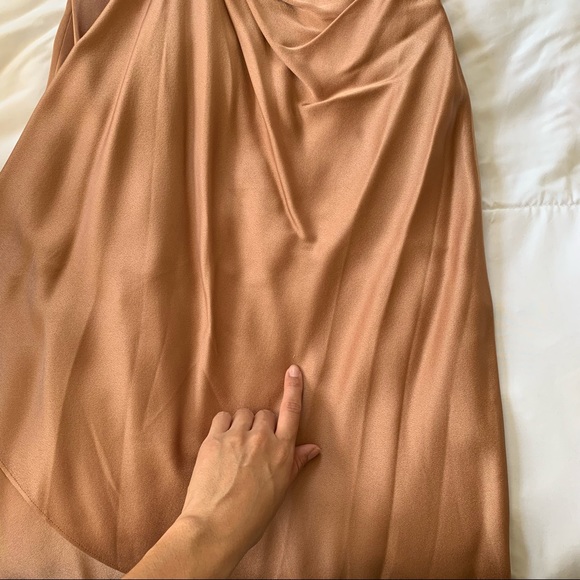 A.L.C. Roya Twist Waist Strapless Dress, in Rose - Picture 16 of 16